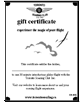 gift certificate