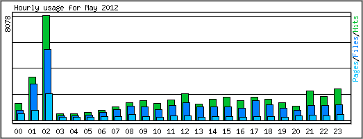 Hourly usage