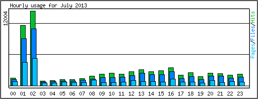 Hourly usage