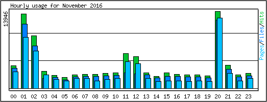 Hourly usage