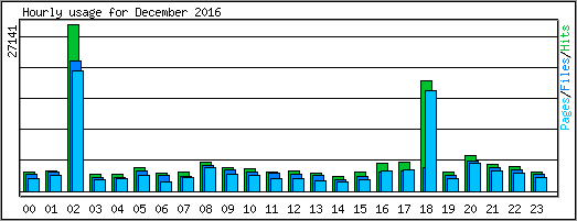Hourly usage